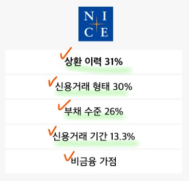 나이스 신용평가 방법 및 기준