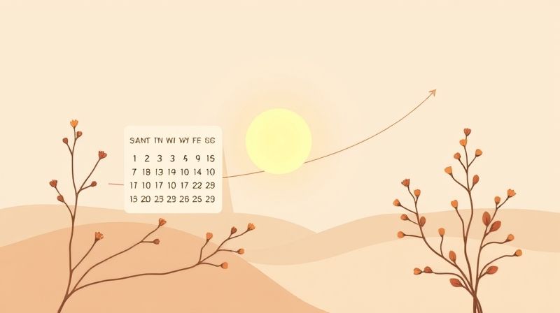 24절기가 소만으로 넘어가는 시기 변화를 상징하는 이미지
