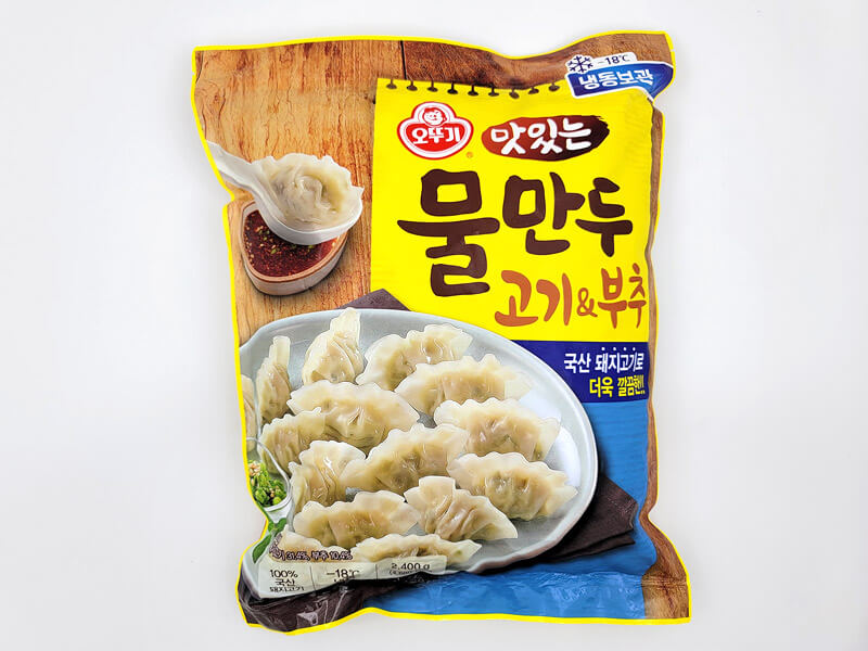 오뚜기 맛있는 고기 부추 물만두