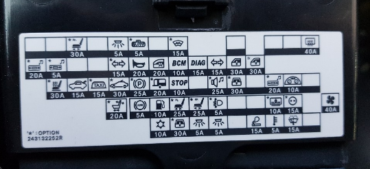 올뉴 sm7 노바 l47 퓨즈박스