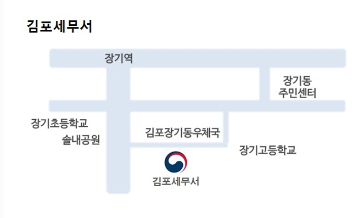 김포세무서-본관-찾아가는길