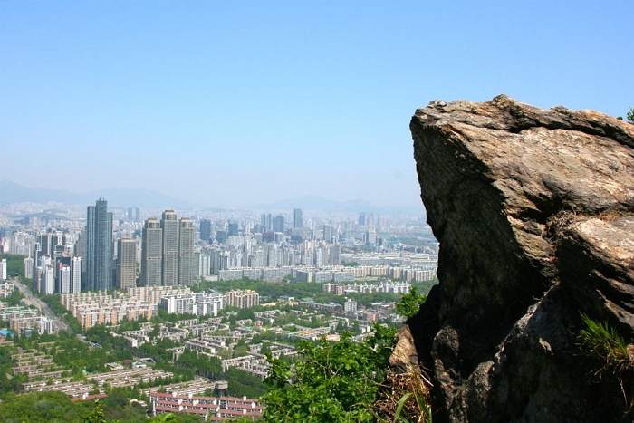 구룡산에서-본-서울