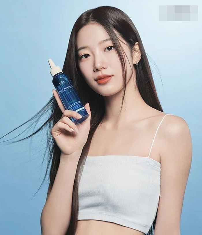  르세라핌 카즈하 헤어 브랜드 모델 발탁