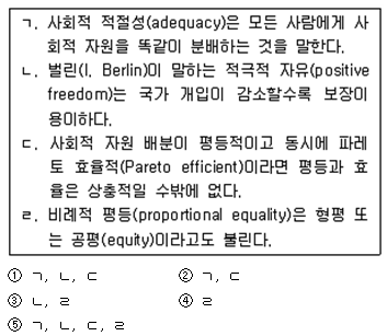  [사회복지정책론 기출12~20년]Part01. 복지정책의 가치
