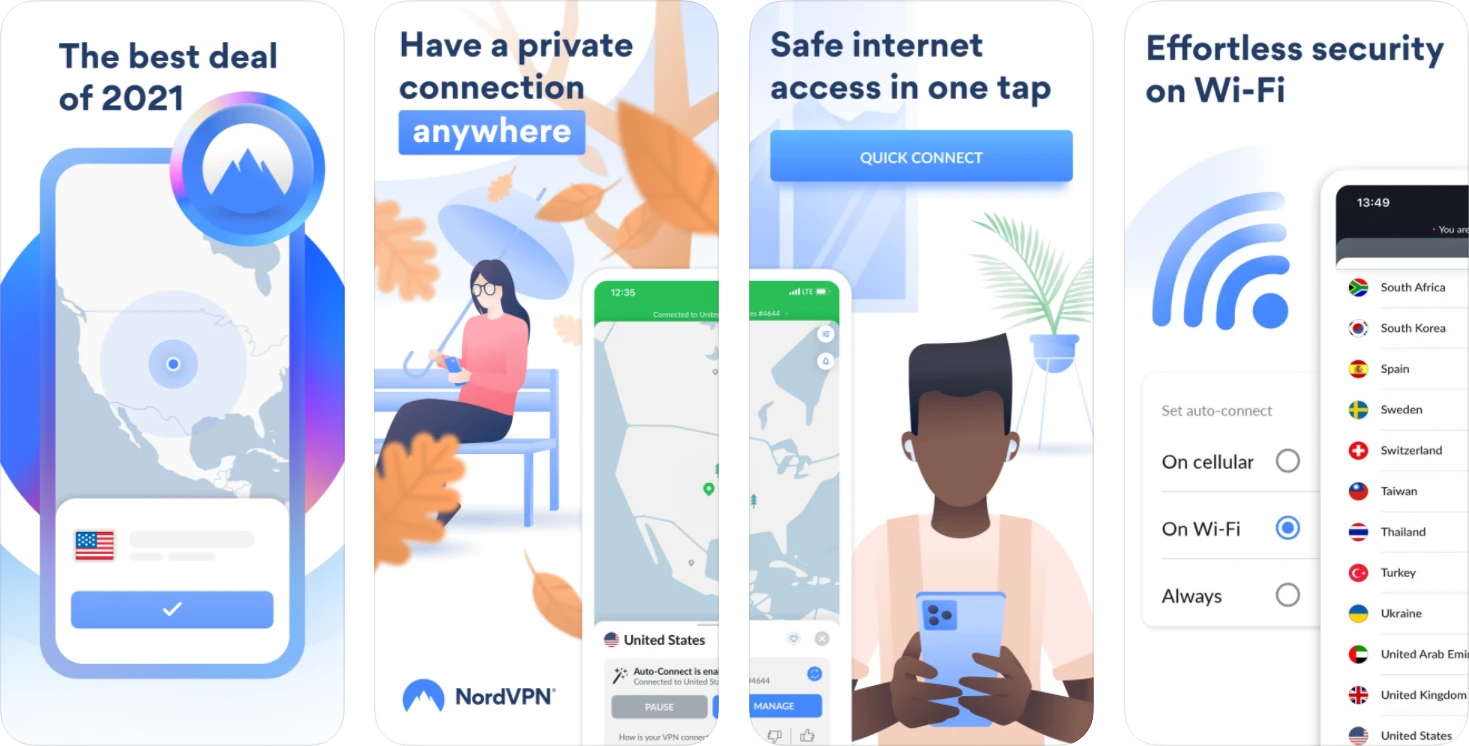 노드 VPN 스크린샷