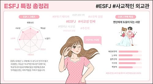 ESFJ 유형의 특징과 직업 연애관 장단점