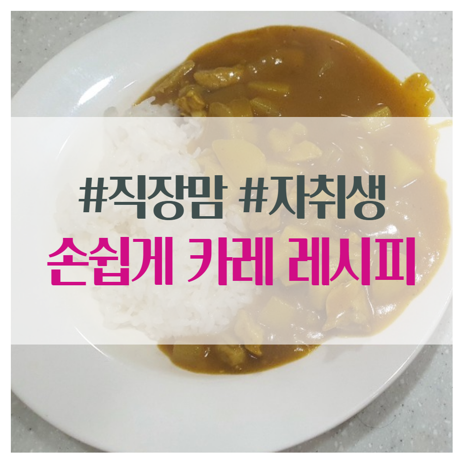  누구나 요리하기 쉬운 카레만드는법