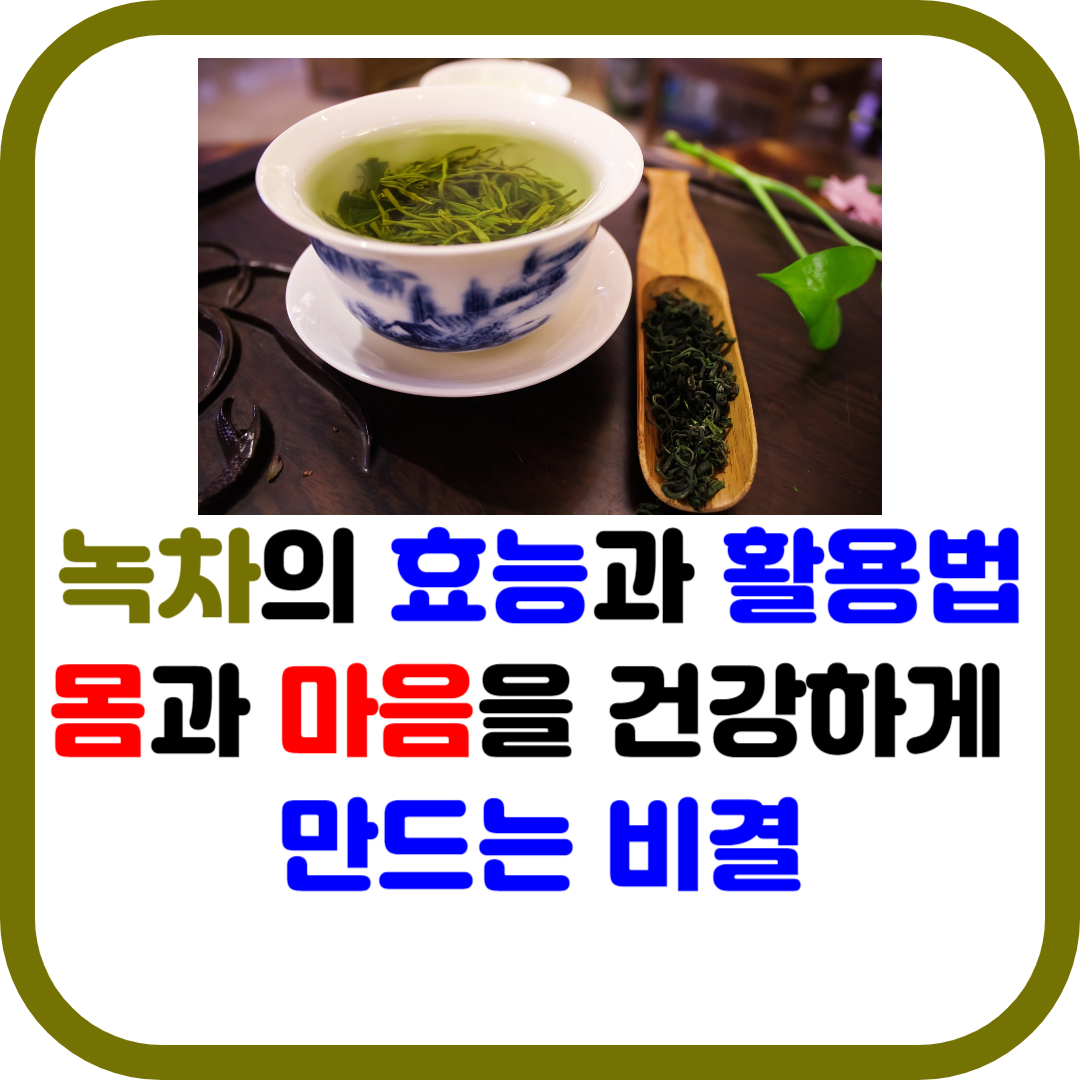 녹차의 효능과 활용법