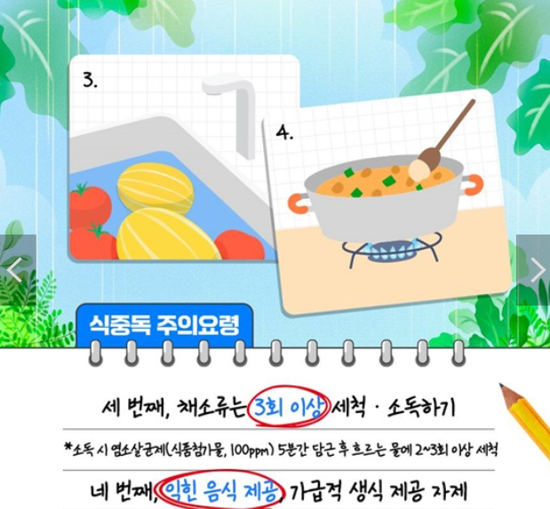 여름철 식중독 주의요령2