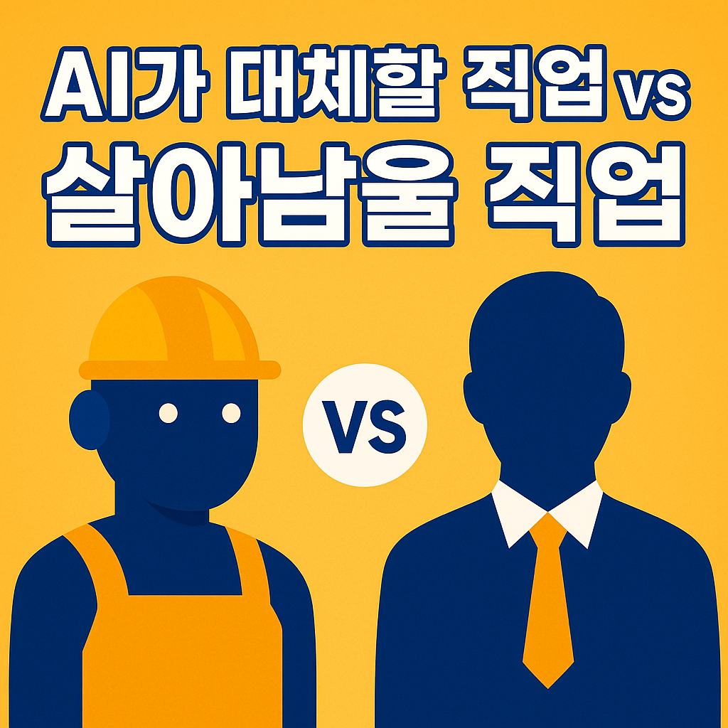 AI가 대체할 직업과 살아남을 직업 비교 썸네일