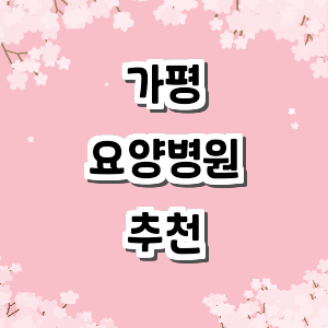 가평군 요양병원