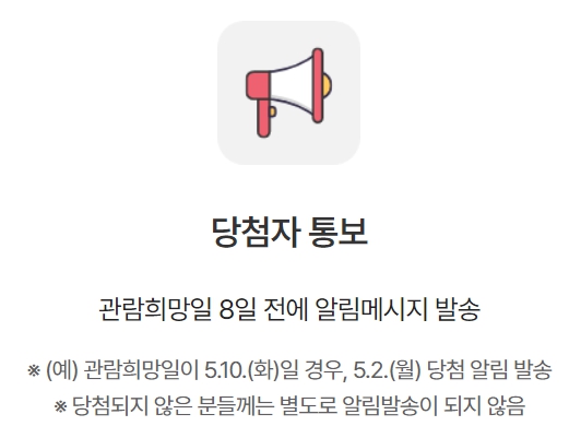 청와대당첨안내사진