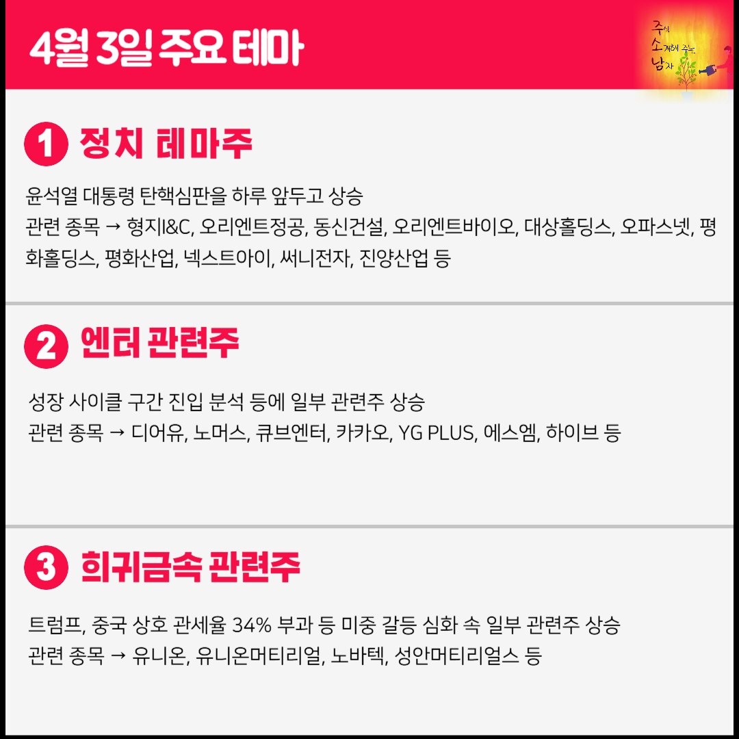 정치 테마주