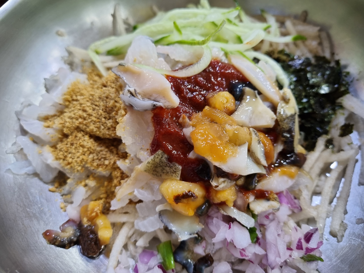  물회 주문 시 매운탕이 공짜?! 포항 3대 물회 맛집, 오대양 물회(주차팁, 메뉴, 가격 포함)