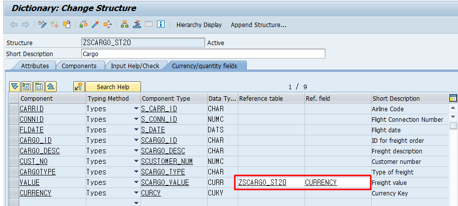 SAP ABAP #10 (Structure, Simple, Nested, Deep, 통합키 셋팅, .INCLUDE, Table ...