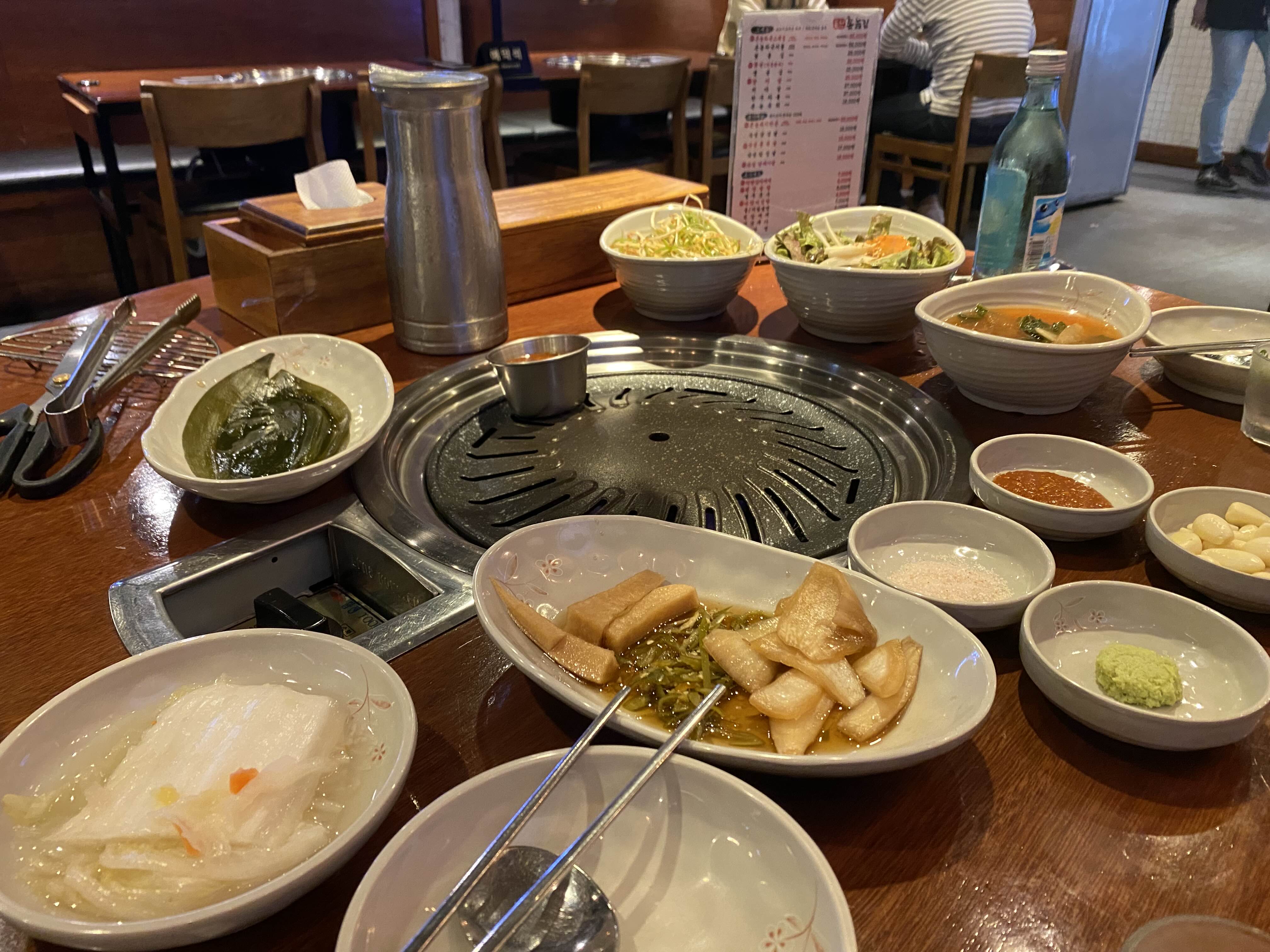 기본 상차림