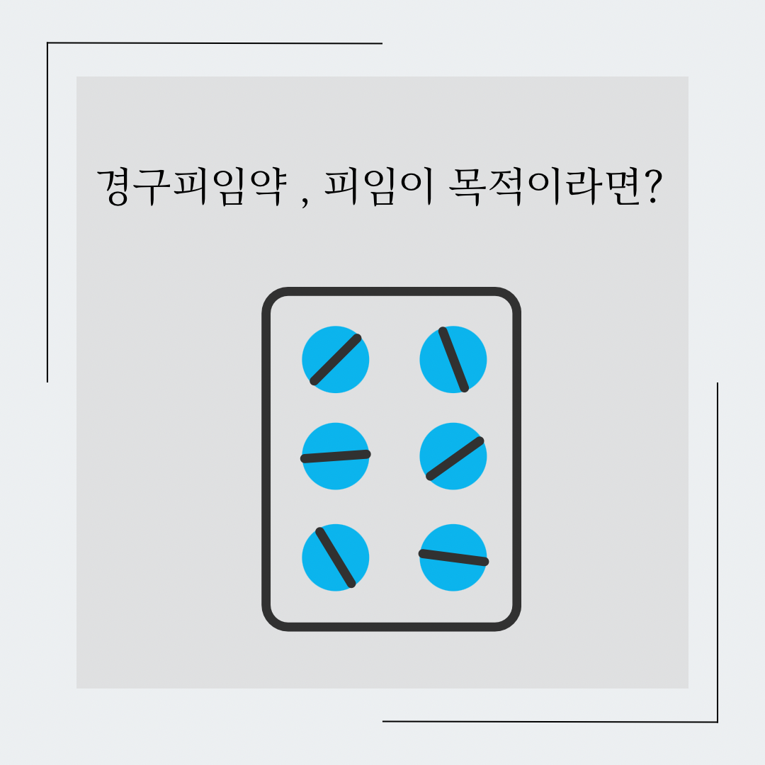 경구피임약-목적