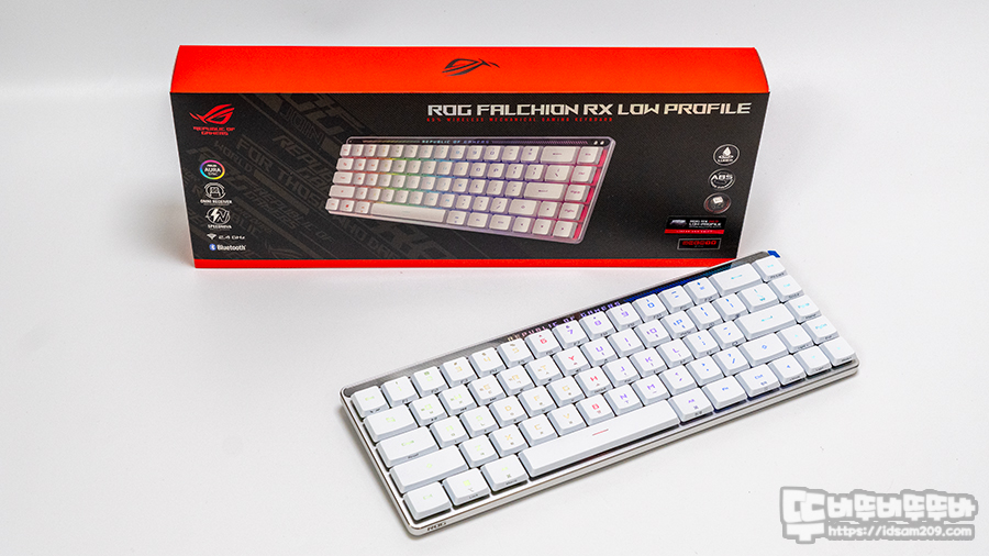  ASUS ROG FALCHION RX Low Profile 옵티컬 스위치 키보드
