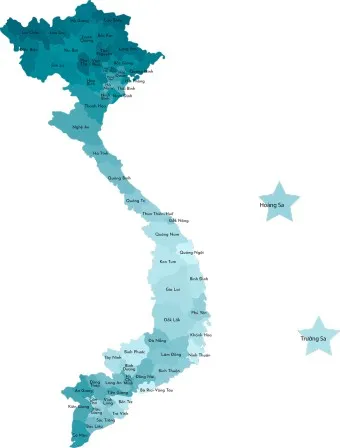 베트남 지도 한글판 푸꾸옥 나트랑 다낭 호치민_7