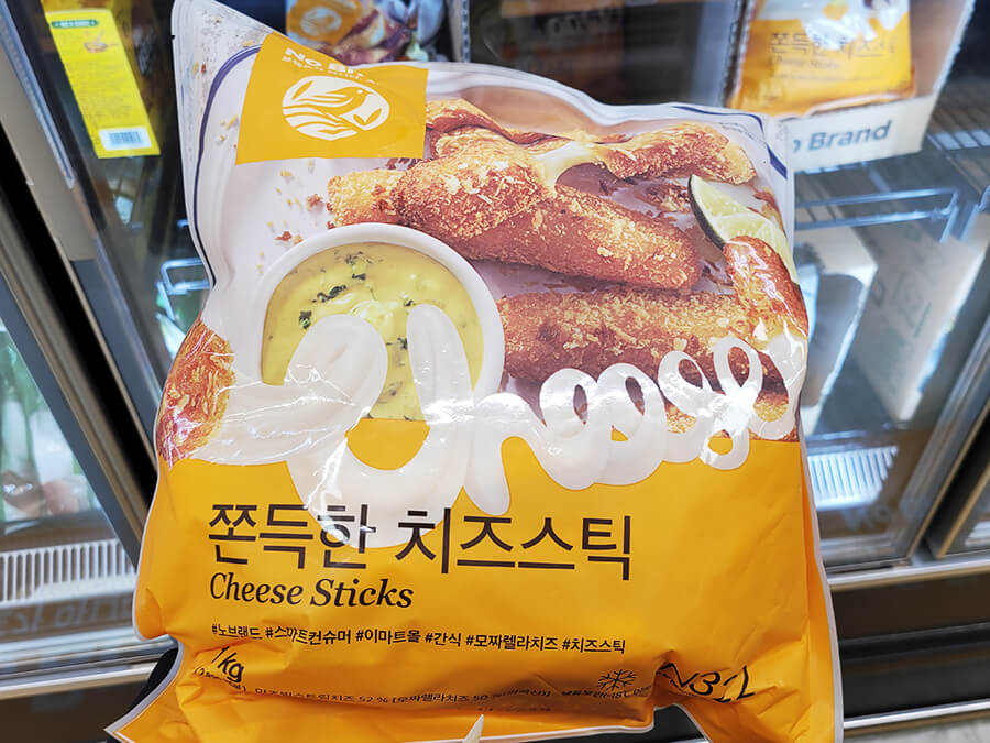  노브랜드 치즈스틱 추천상품 솔직 후기!(에어프라이어/프라이팬 이용)