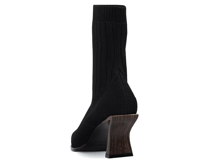 차이나클래스 네이비 퍼플 출근길 패션슈즈 인스타 스판 발목부츠 레큰스판 3