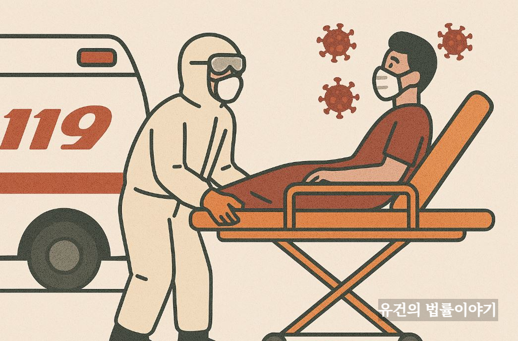감염병환자 이미지