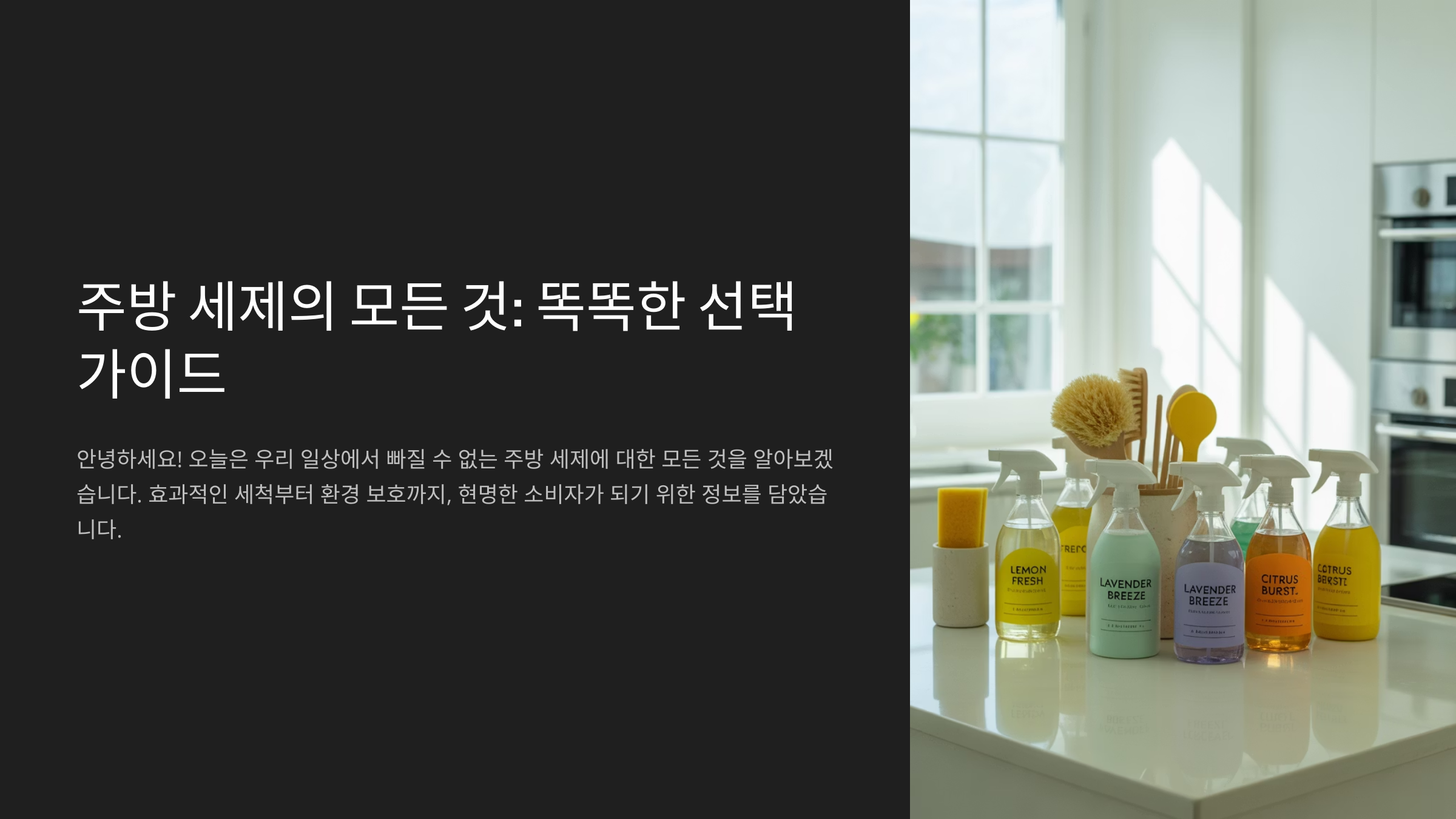 똑똑한 선택 가이드