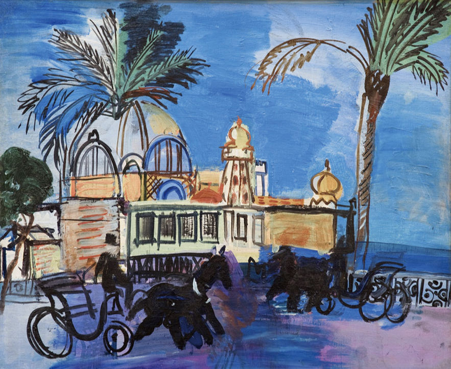 Raoul Dufy&#44; Casino of the pier - walk to the two carriages 1927