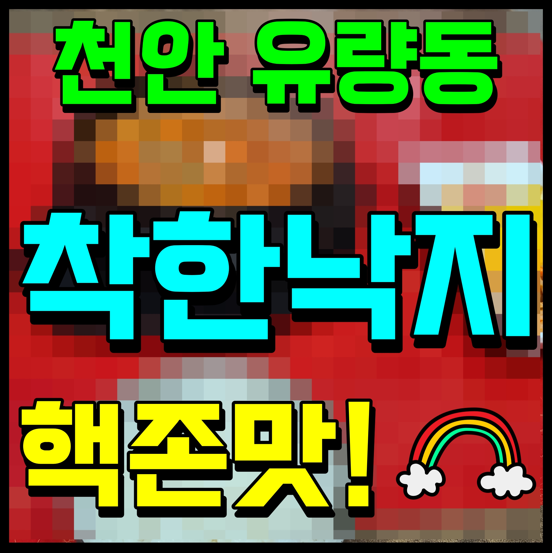  천안 유량동 맛집 착한낙지 매운 음식 생각날 때 여기로와
