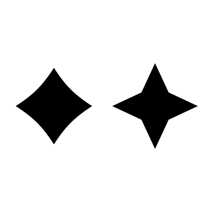 2가지 반짝이 모양