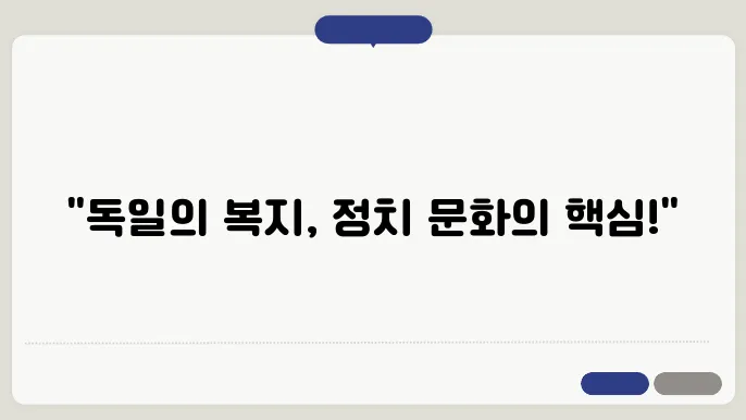 정치의 질과 복지 제도의 상관관계