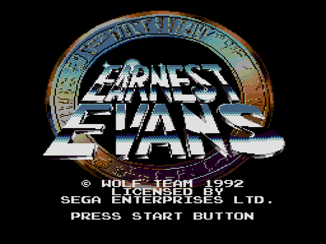  어네스트 에반스 Earnest Evans USA (메가 드라이브 - MD / Sega Genesis)