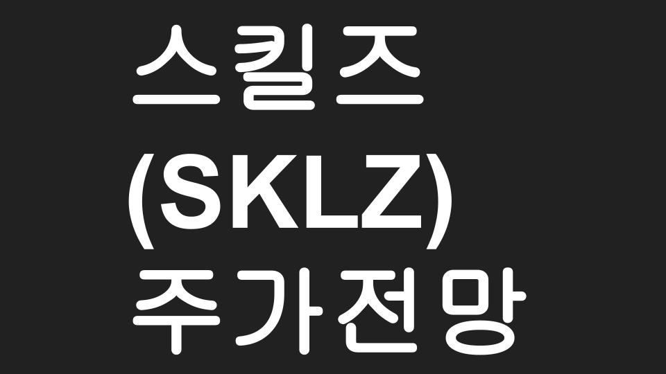  스킬즈 (SKLZ), 밈주식이 되다? 제 2의 게임스탑 될까?