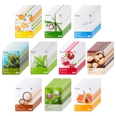 보습진정팩880원 추천 상품 리스트 TOP 10 리코셀 촉촉 순한 마스크팩 10종 x 10p 세트, 100개입, 1개