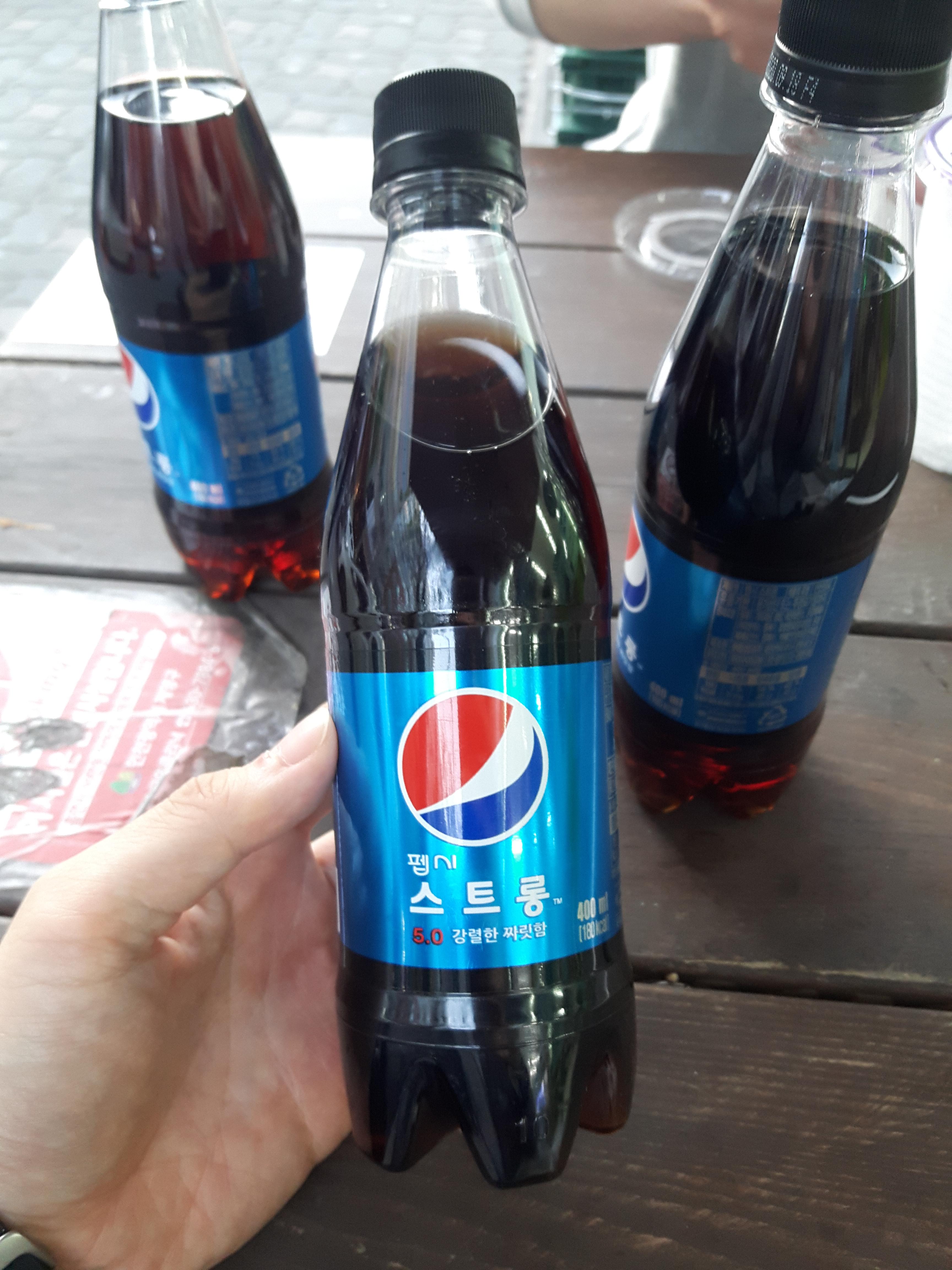  펩시콜라 스트롱 먹어 봄