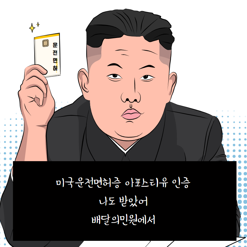  미국운전면허증 아포스티유 인증 배달의민원에서 빨리 받아가세요!