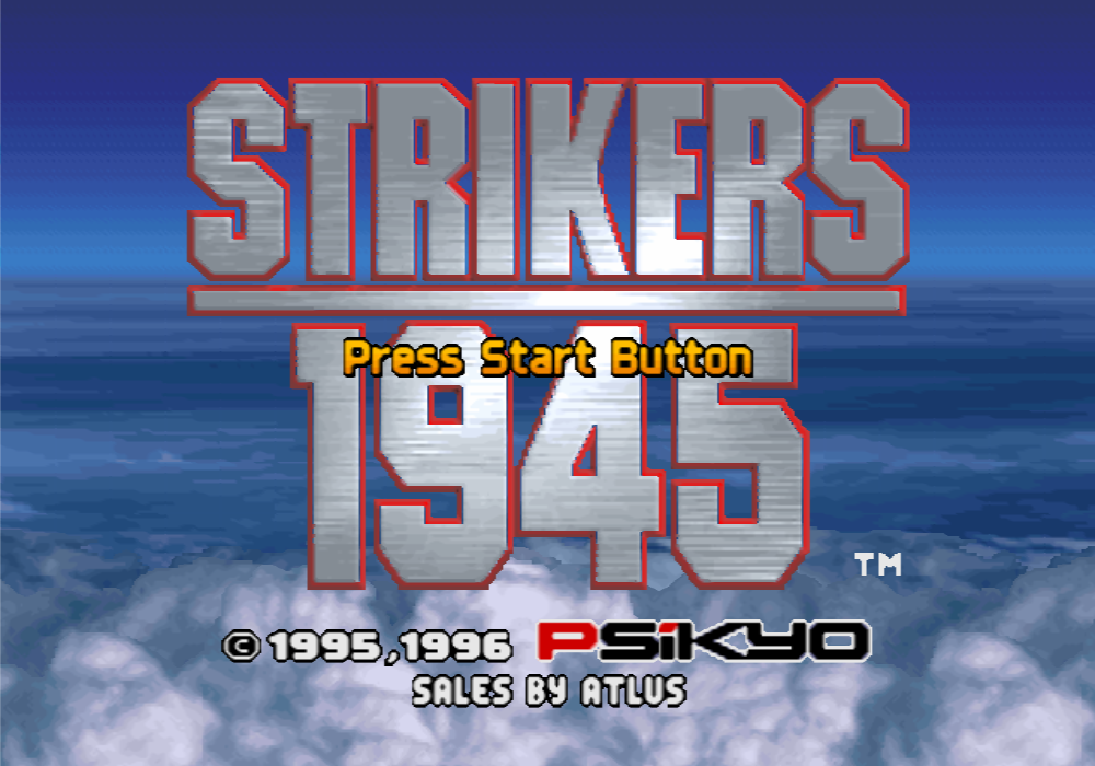  종스크롤 슈팅 - 스트라이커즈 1945 ストライカーズ1945 - Strikers 1945 (PS1)