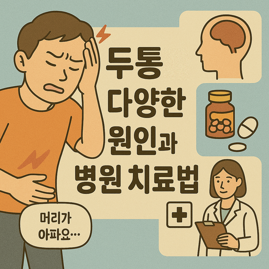 두통의 다양한 원인과 병원 치료법