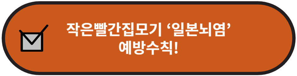 작은빨간집모기 ‘일본뇌염’ 예방수칙!