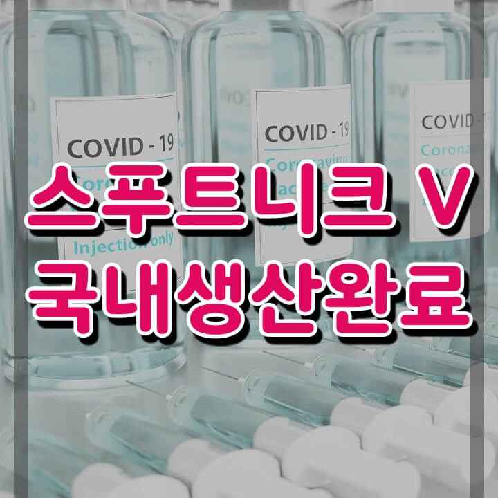  러시아백신 스푸트니크 V 국내 도입 초읽기? (이미 국내생산 완료)