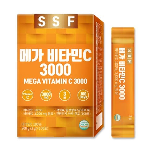  한 눈에 보는 SSF 메가 비타민C 3000