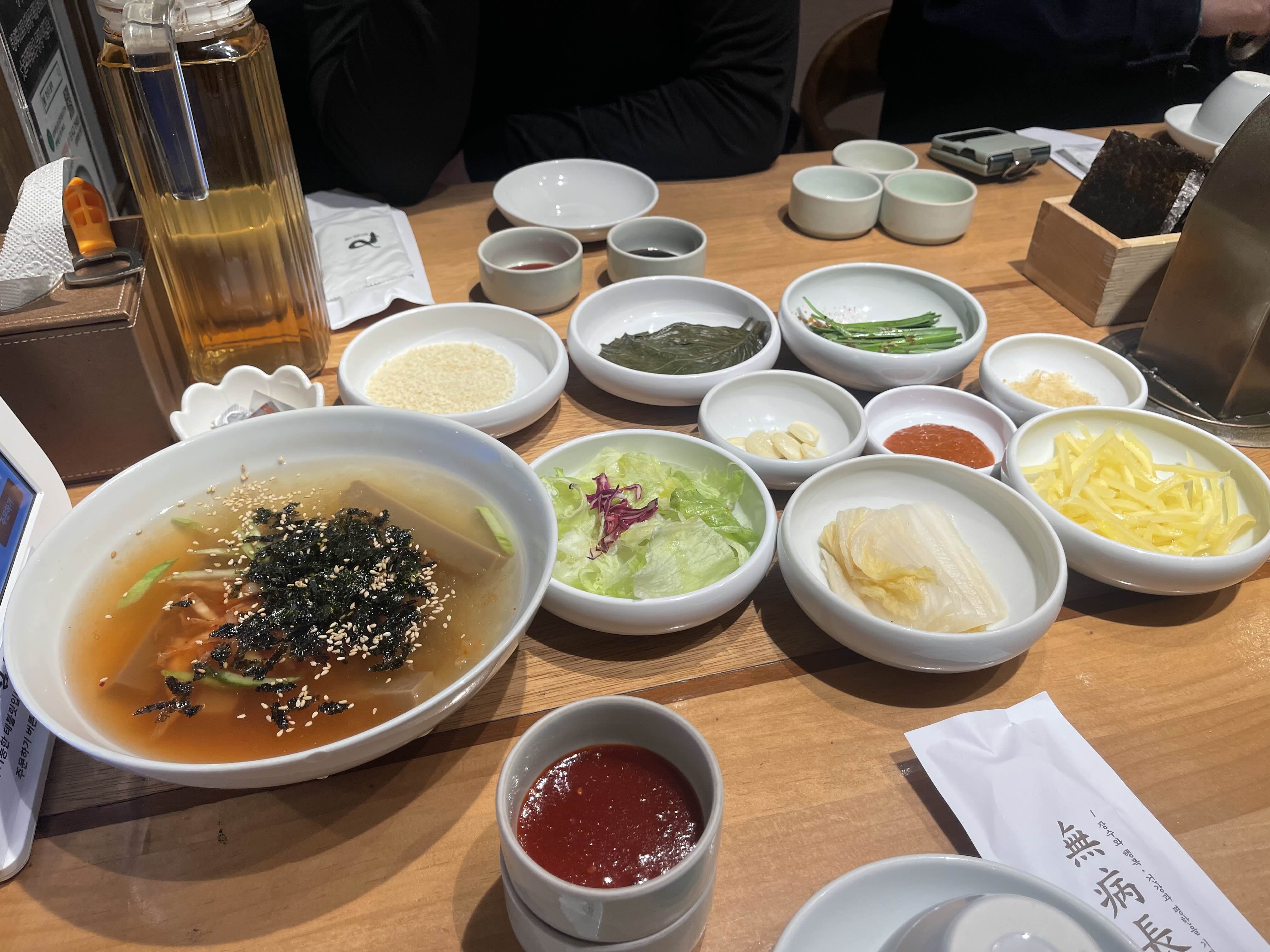 장심도블랙 기본상차림