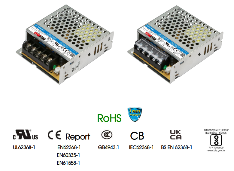  [유성테크] MORNSUN 50W SMPS, AC-DC컨버터, LM50-20Bxx