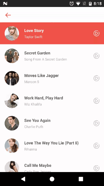 Android UI Library Android UI Library