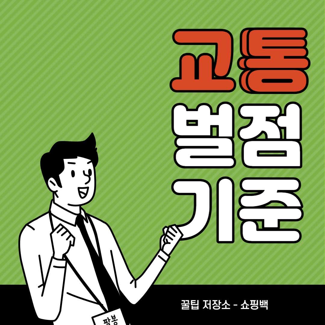 교통-법규-위반-벌점-부과-기준-정리