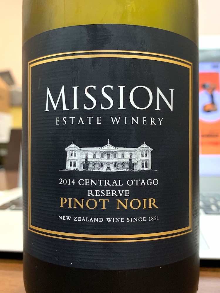 Mission Estate Winery Pinot Noir Reserve 2014