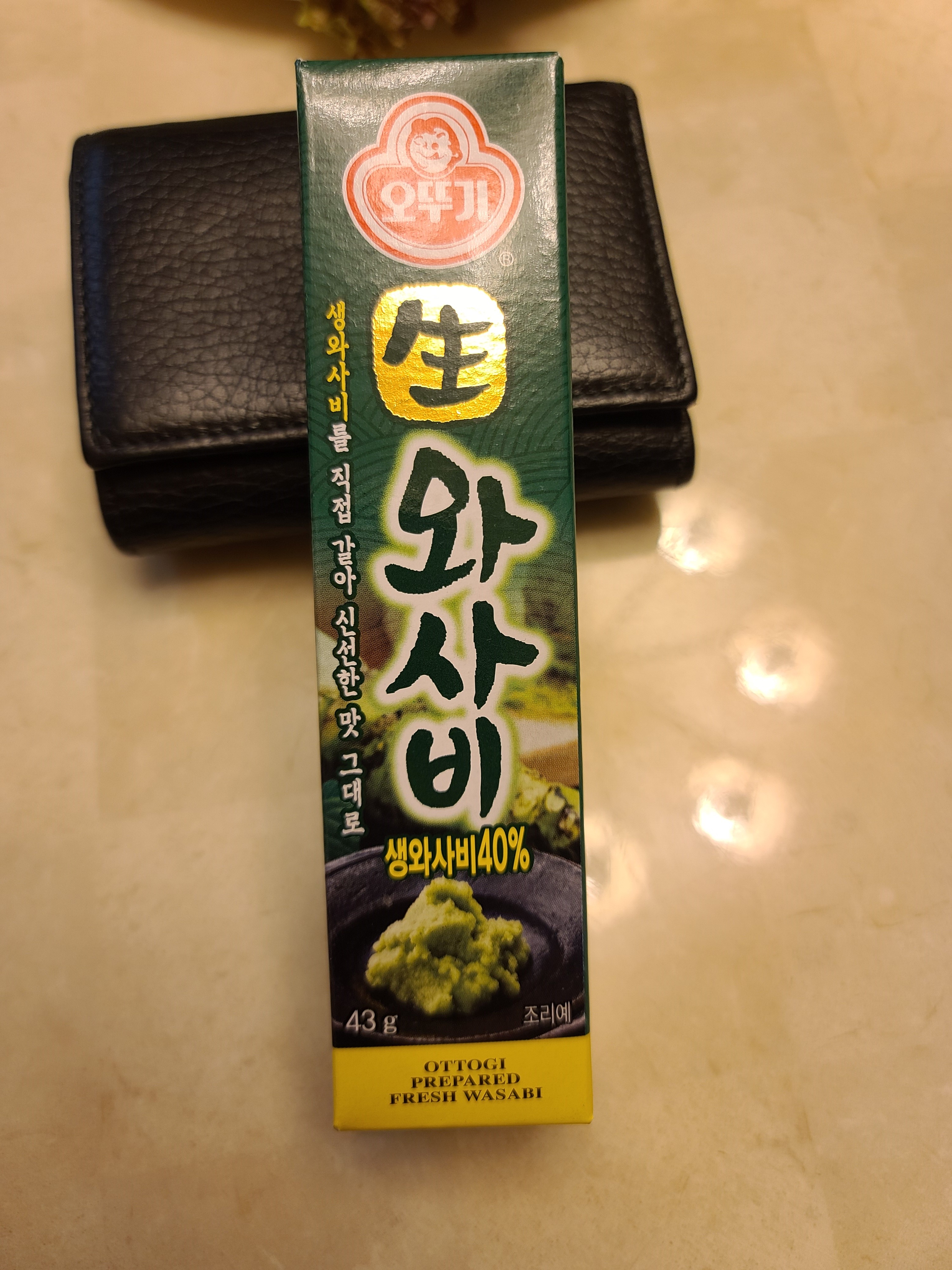  오뚜기 생와사비 돼지고기 먹을때 쌈장이랑 궁합 괜찮아