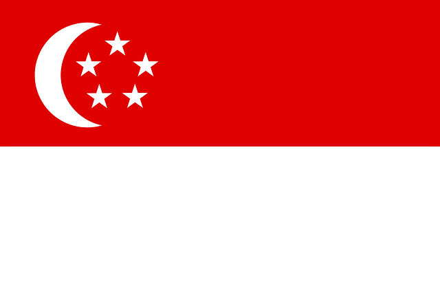 위드 코로나 뜻 싱가포르 국기 사진
