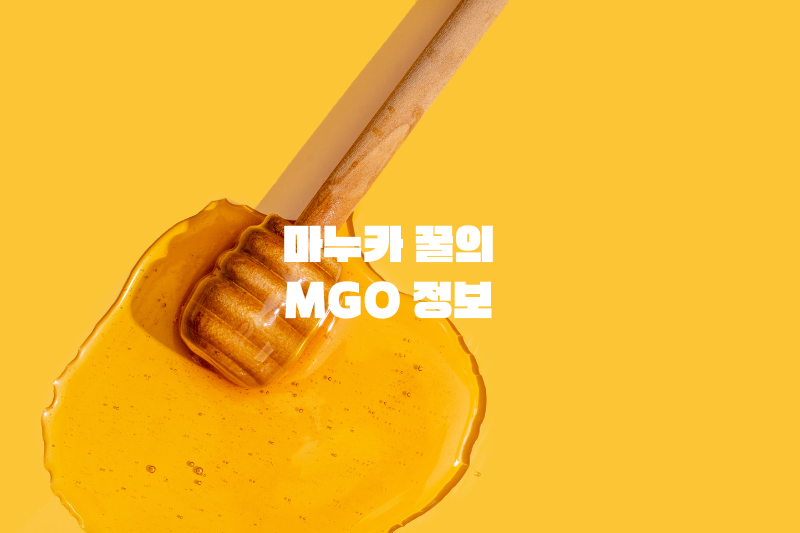 마누카 꿀의 MGO 정보