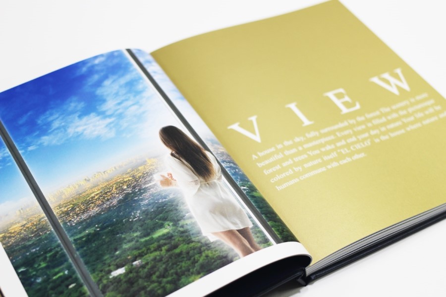 EL CIELO 고급 양장 브로셔 디자인